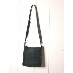 Rebecca Minkoff Jody Feed green Suede crossbody New With Leather Defects